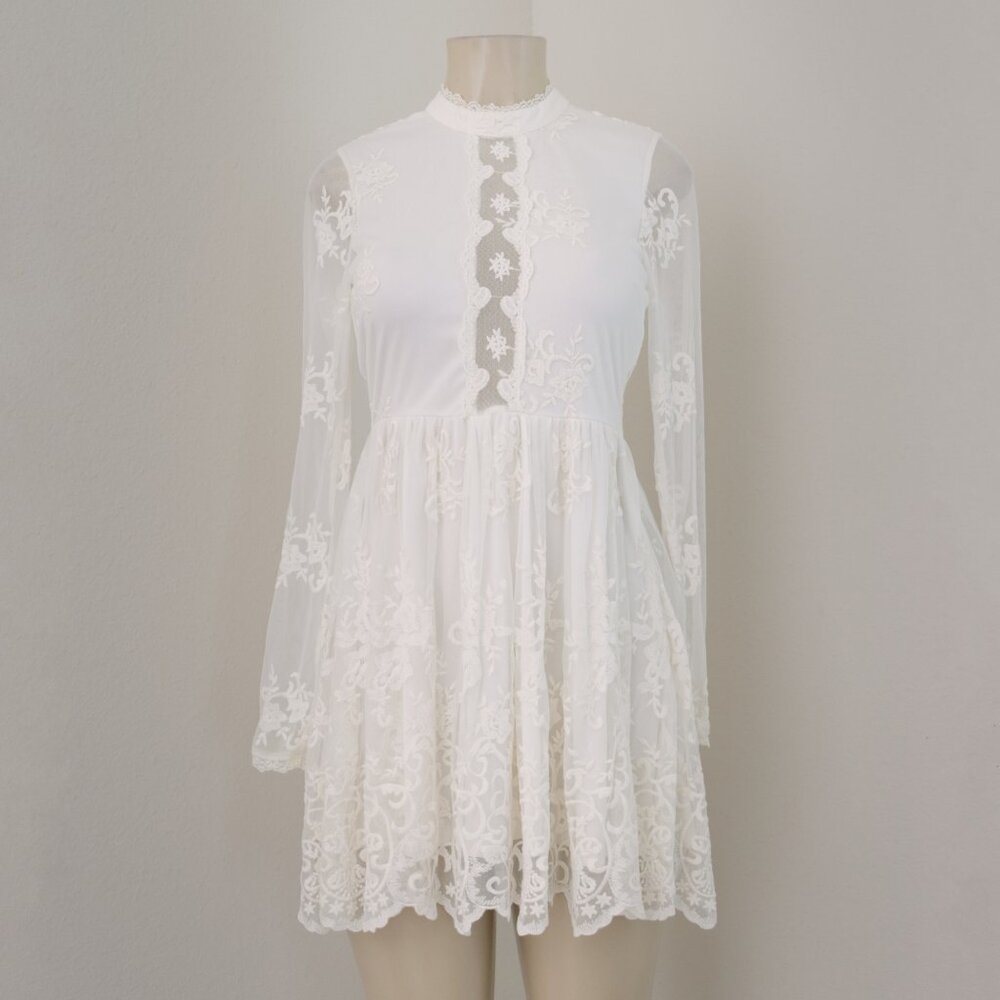 F21 - White Cottage Dress